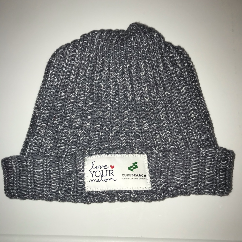 Gray Beanie//Love Your Melon. Wear 2 ways!